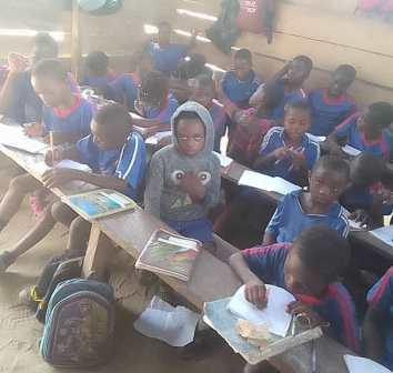 A child in a CYSD-supported classroom